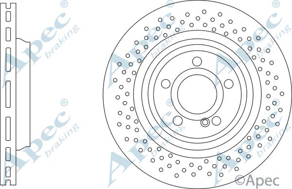 APEC DSK3344 - Disque de frein cwaw.fr