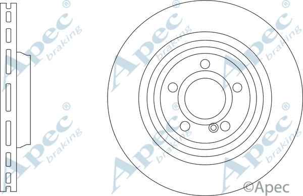 APEC DSK3342 - Disque de frein cwaw.fr