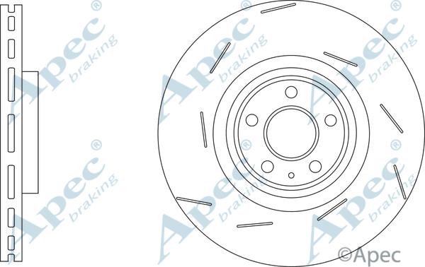 APEC DSK3304 - Disque de frein cwaw.fr