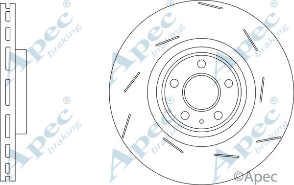 APEC DSK3305 - Disque de frein cwaw.fr