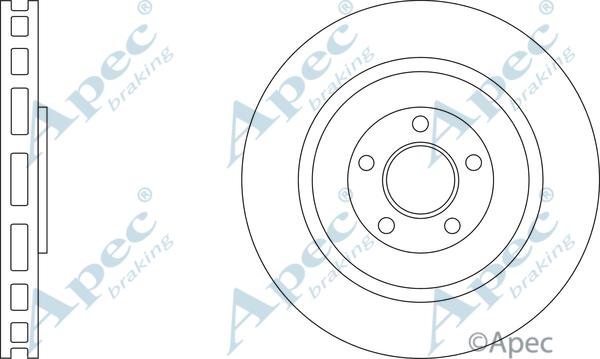 APEC DSK3306 - Disque de frein cwaw.fr