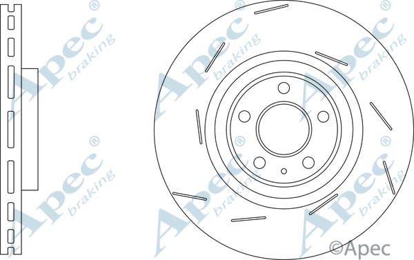 APEC DSK3303 - Disque de frein cwaw.fr