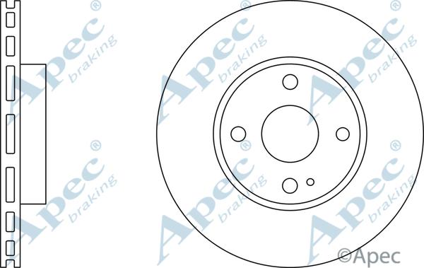 APEC DSK3307 - Disque de frein cwaw.fr