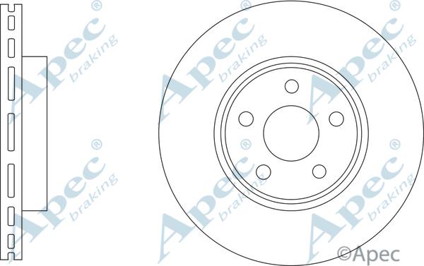 APEC DSK3317 - Disque de frein cwaw.fr