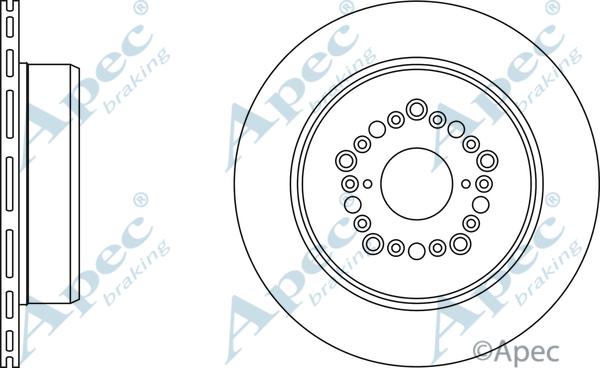 APEC DSK331 - Disque de frein cwaw.fr