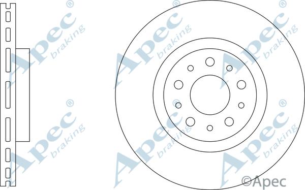 APEC DSK3388 - Disque de frein cwaw.fr