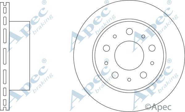 APEC DSK3331 - Disque de frein cwaw.fr