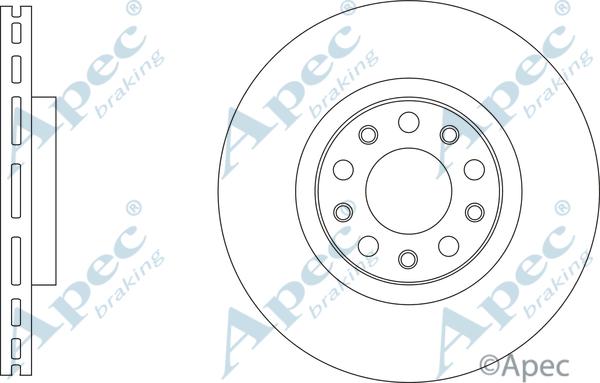 APEC DSK3338 - Disque de frein cwaw.fr