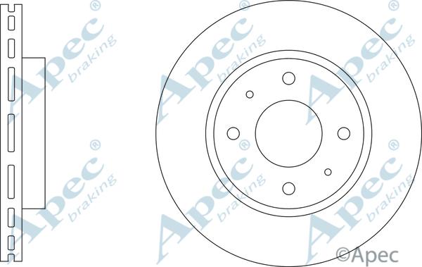 APEC DSK3299 - Disque de frein cwaw.fr