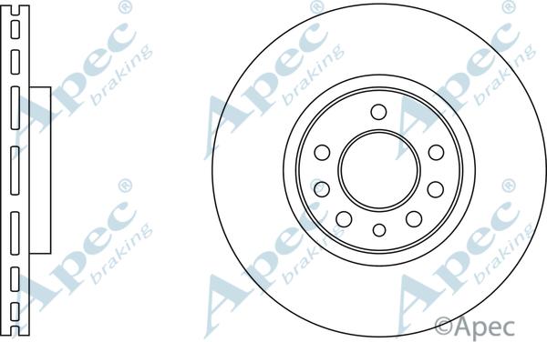 APEC DSK3243 - Disque de frein cwaw.fr