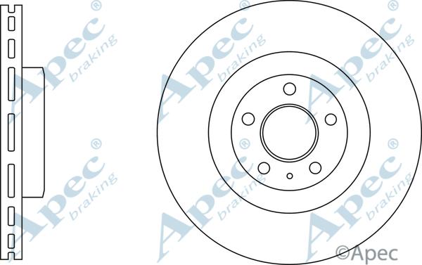 APEC DSK3242 - Disque de frein cwaw.fr