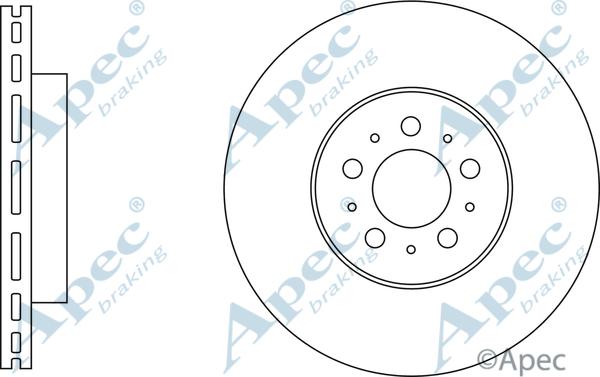 APEC DSK3258 - Disque de frein cwaw.fr