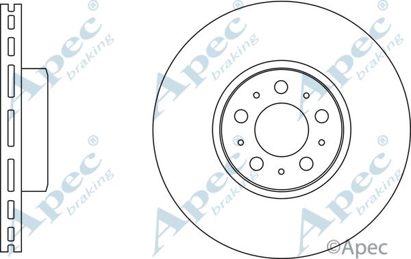 APEC DSK3257 - Disque de frein cwaw.fr