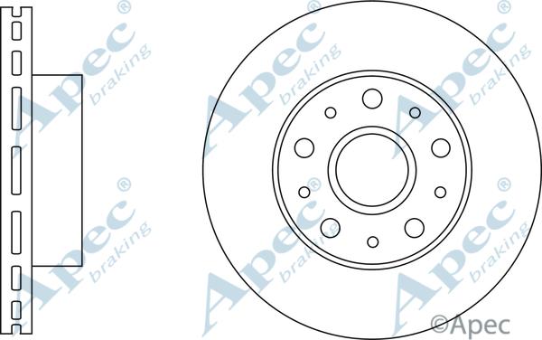 APEC DSK3260 - Disque de frein cwaw.fr