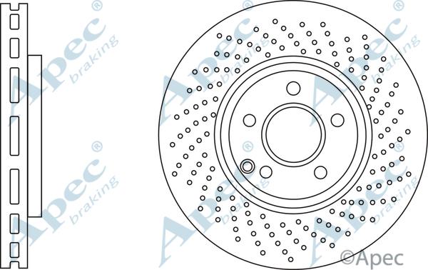 APEC DSK3204 - Disque de frein cwaw.fr