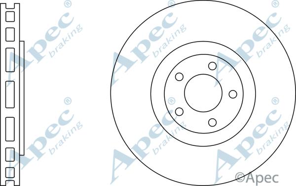 APEC DSK3202 - Disque de frein cwaw.fr