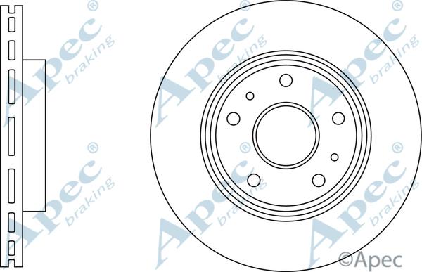 APEC DSK3207 - Disque de frein cwaw.fr