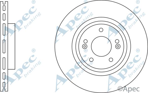 APEC DSK3212 - Disque de frein cwaw.fr