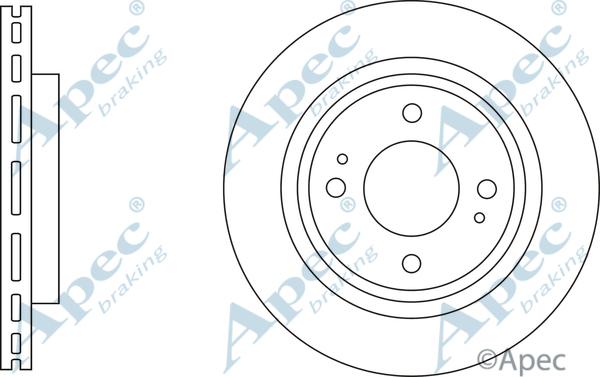 APEC DSK3282 - Disque de frein cwaw.fr