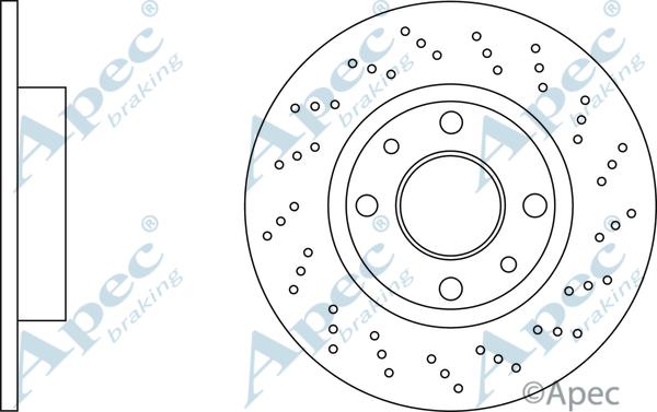 APEC DSK3235 - Disque de frein cwaw.fr