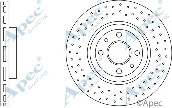 APEC DSK3236 - Disque de frein cwaw.fr