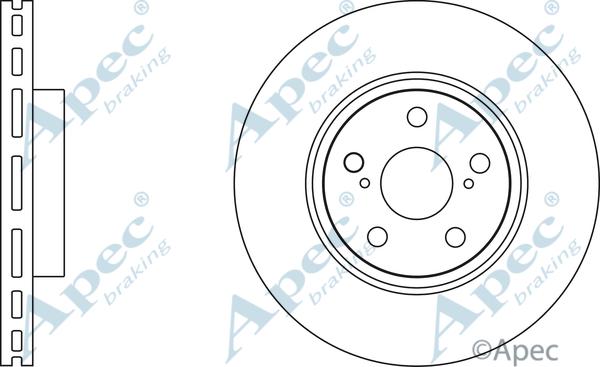 APEC DSK323 - Disque de frein cwaw.fr