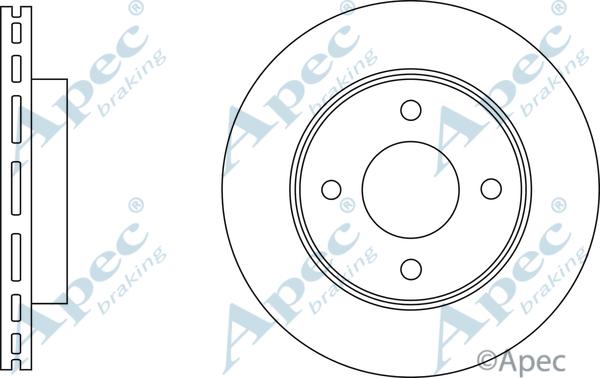 APEC DSK3226 - Disque de frein cwaw.fr