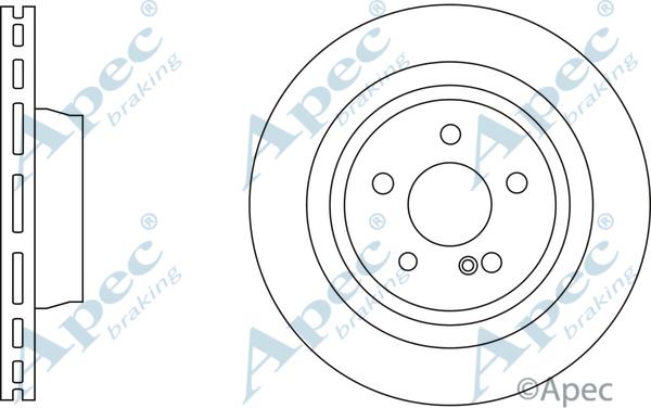 APEC DSK3274 - Disque de frein cwaw.fr