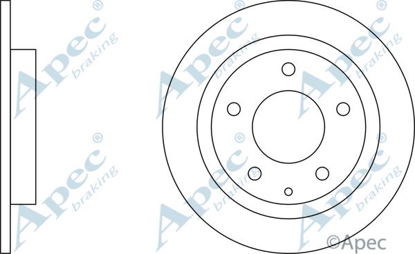 APEC DSK370 - Disque de frein cwaw.fr