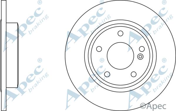 APEC DSK2992 - Disque de frein cwaw.fr