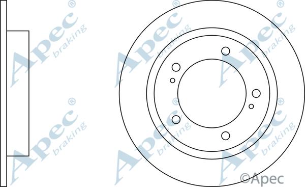 APEC DSK2941 - Disque de frein cwaw.fr