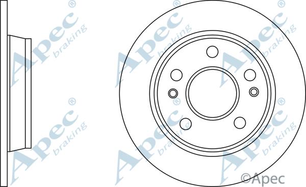 APEC DSK2950 - Disque de frein cwaw.fr