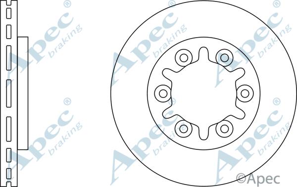 APEC DSK2989 - Disque de frein cwaw.fr