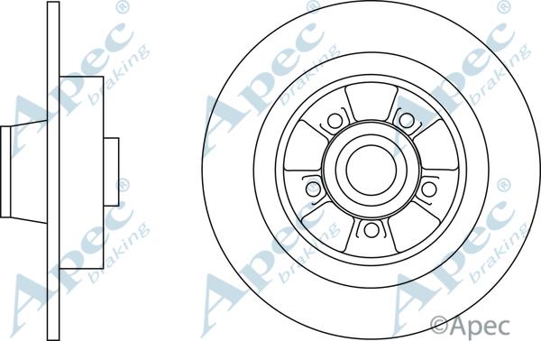 APEC DSK2984 - Disque de frein cwaw.fr