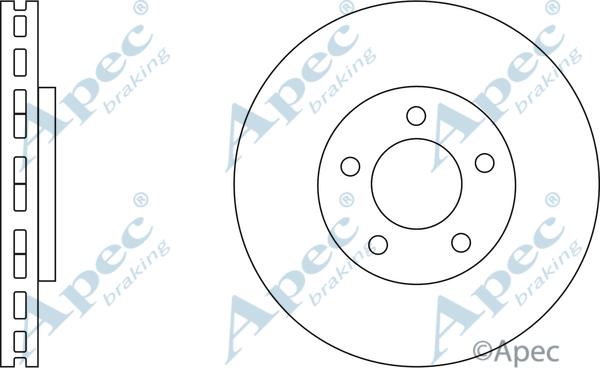 APEC DSK2986 - Disque de frein cwaw.fr