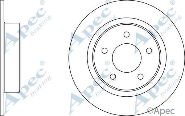 APEC DSK2982 - Disque de frein cwaw.fr