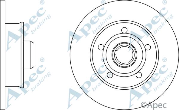 APEC DSK2933 - Disque de frein cwaw.fr