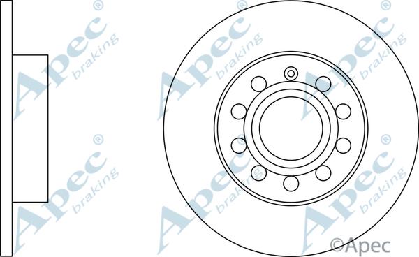 APEC DSK2929 - Disque de frein cwaw.fr