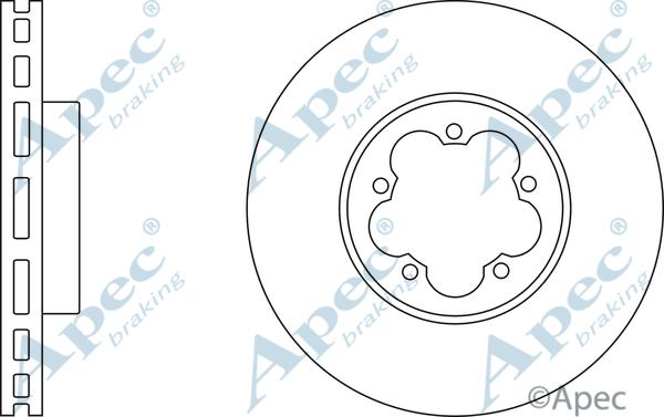 APEC DSK2928 - Disque de frein cwaw.fr