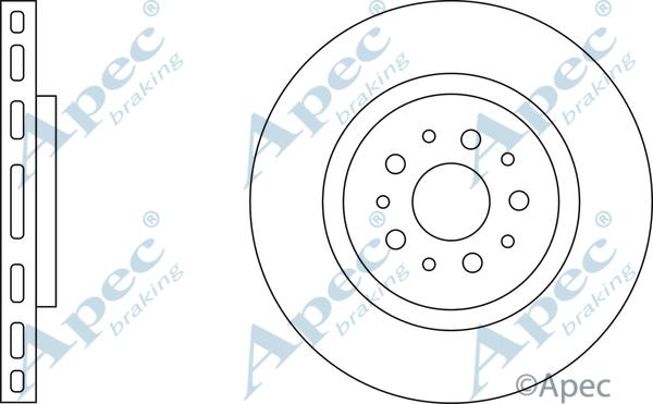 APEC DSK2927 - Disque de frein cwaw.fr