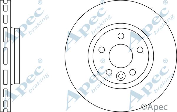 APEC DSK2490 - Disque de frein cwaw.fr