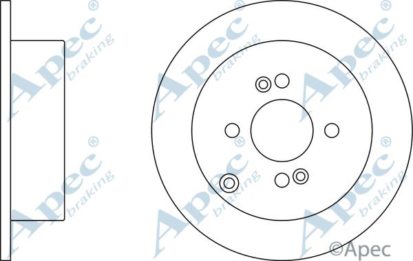 APEC DSK2497 - Disque de frein cwaw.fr