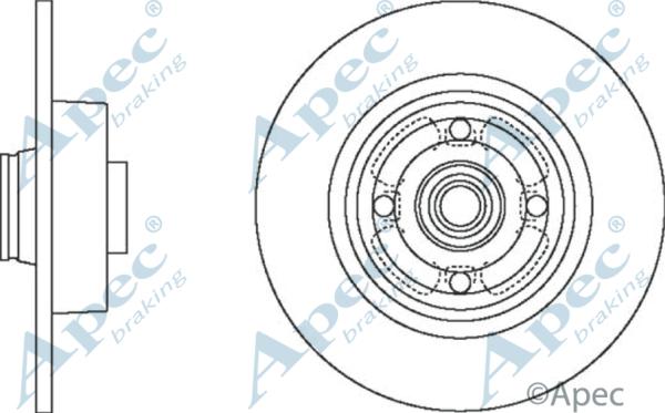 APEC DSK2442 - Disque de frein cwaw.fr