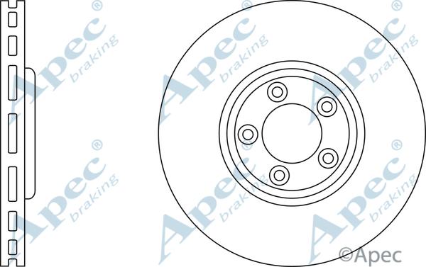 APEC DSK2451 - Disque de frein cwaw.fr