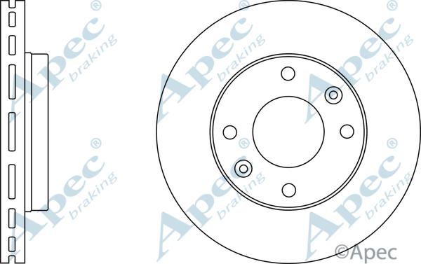 APEC DSK2404 - Disque de frein cwaw.fr