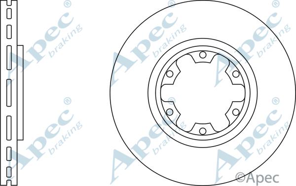 APEC DSK2405 - Disque de frein cwaw.fr