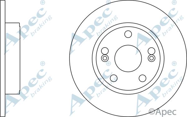 APEC DSK2414 - Disque de frein cwaw.fr