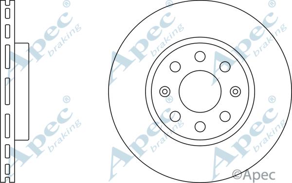 APEC DSK2415 - Disque de frein cwaw.fr