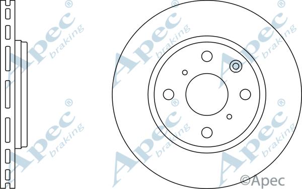 APEC DSK2411 - Disque de frein cwaw.fr