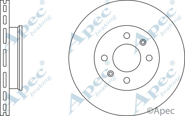 APEC DSK2412 - Disque de frein cwaw.fr